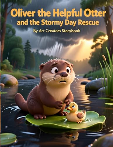 Oliver the Helpful Otter and the Stormy Day Rescue: A Heartwarming Children�fs Story About Kindness, Bravery, Empathy, and Helpin