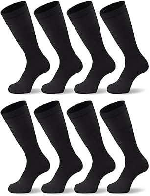 Duufin Football Socks for Boys and Kids - 8 Pairs Multi-Sport Socks for Baseball, Softball, and Socc...