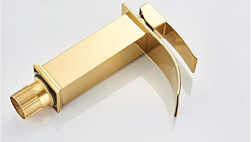 Grifos de lavabo cuadrados JCAKES que evitan salpicaduras con caída de cascada 5