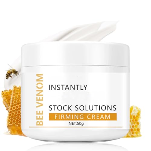 Bee Venom & Face Cream – Anti-Ageing Moisturiser for Women – Skin Firming & Wrinkle Smoothing Day Cream – Hydrating & Tightening Face Cream for All Skin Types