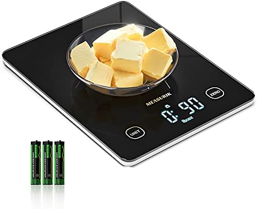 Measurik Food Scale - Multifunction Digital Kitchen Scale - Weight Ounces and Grams, Batteries Included