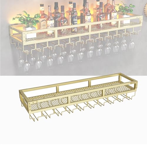 Armoire de bar murale élégante pour spiritueux et verres fins