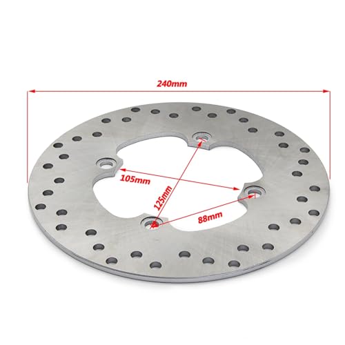 Disque de frein arrière moto 5mm en acier durable pour FJS400 D6 D7 - 2