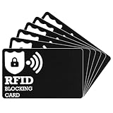 Ya en mundofriki.es: DiULi Tarjeta Anti RFID/NFC, 6 Piezas Tarjetas de Bloqueo RFID, Tarjetas Anti RFID Fraude Protección, Ligero y Portátil, Seguro y Duradero, Adecuado para Uso Diario y Viajes (Tipo B Negro+Blanco)
