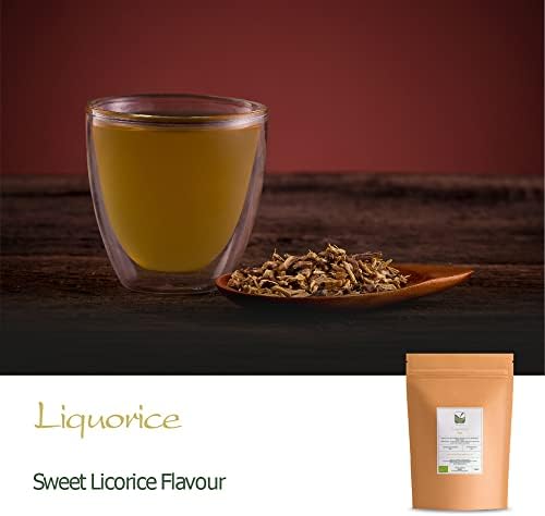 Liquorice Organic Herbal Root Licorice - Great Flavouring for Dishes - 100g