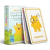 Gefühlskarten Kinder - 35 Emotionen Karten zum Gefühle benennen & verstehen | Gefühlsmonster I Emotionskarten I Emotionale Intelligenz fördern | Mutmachbande