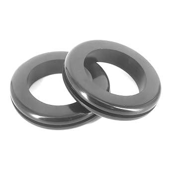 Rubber Grommet Rubber Grommets for Wiring, 2 ID, 2-3/8 Drill Hole, Rubber Hole Plugs, Synthetic Wire Grommets Protector, Firewall Plug Grommet - 4 Pack