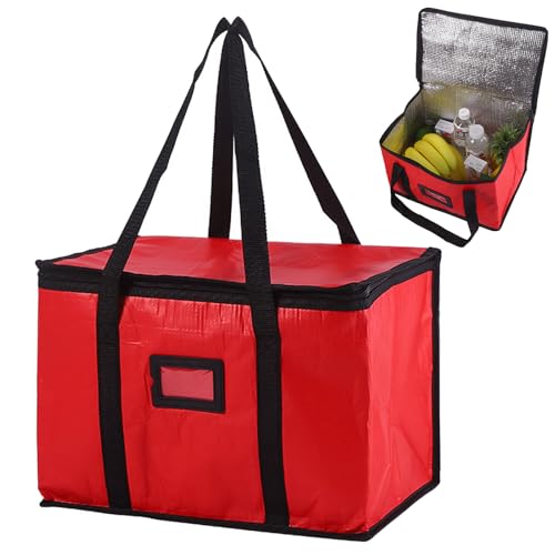 Bolsa térmica aislada de 40 L, bolsa térmica para camping, barbacoa, compras, pesca, viajes familiares al aire libre (43 x 30 x 31 cm)