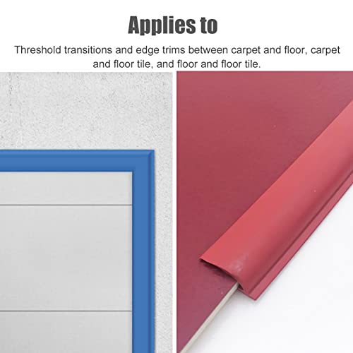 Bande de transition de sol caoutchouc auto-adhésive seuil de tapis souple 6mm