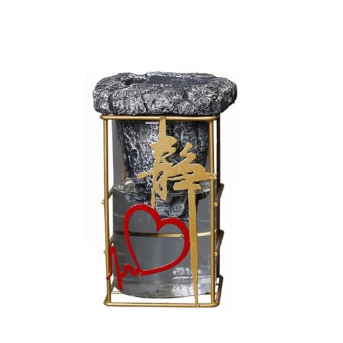 KOHUS Macetas de Cerámica Macetas perezosas Que absorben Agua automáticamente, macetas sin Agua, macetas suculentas de potos y espárragos Macetas(B)