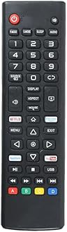 LED 511 Universal Remote Control for Chinese LCD LED and Non-Branded Smart TVs - Black (Please Match with Your Old Remote Before Placing an Order)