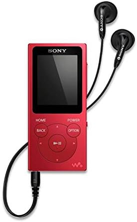 Sony NWE393L.CEW Portable MP3 Player red