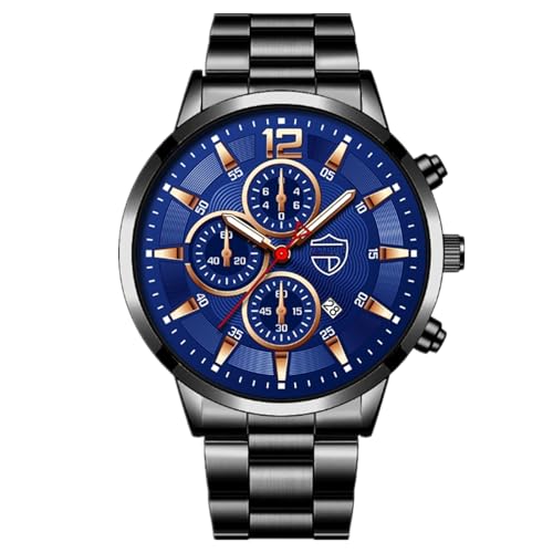 Orologio da uomo in acciaio inossidabile alla moda, personalità, quadrante