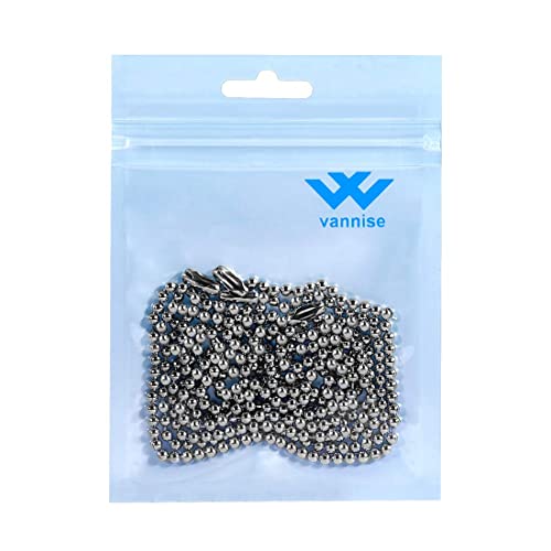 image for Vinaco Pull Chain, 2 Pieces 36 Inch Stainless Steel Bead Chain, Great 