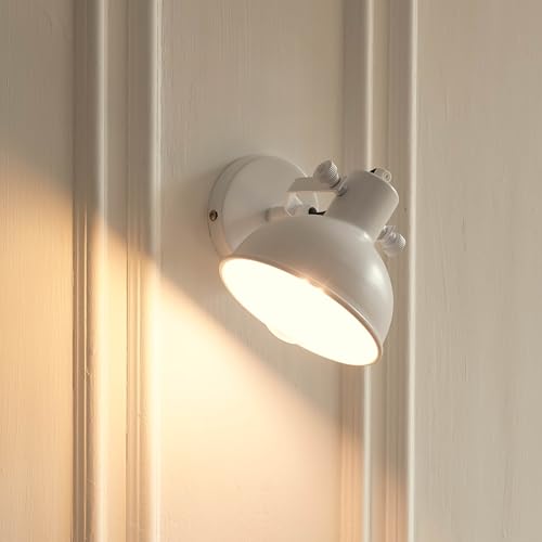Image of Divine Trends Focus Reading Wall Light Matt White Polished for Reading Bedside, Living Room, Bathroom, Balcony, Industrial Use, Restaurants and Hotel Use | Wall Lamp - Pack of 1