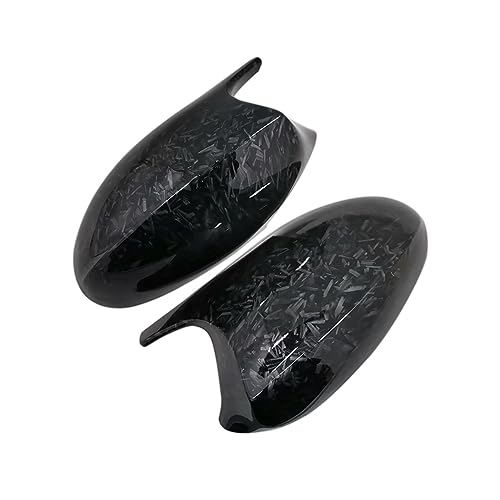 Couverture de rétroviseur aspect carbone premium pour habitacle extérieur E81 E90