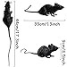 XONOR Halloween DÃcor Set of 3 Realistic Looking Spooky Mice Rats, Super Large Plastic Mouce for Best Halloween Decoration, 3 Colors (White & Black & Grey)