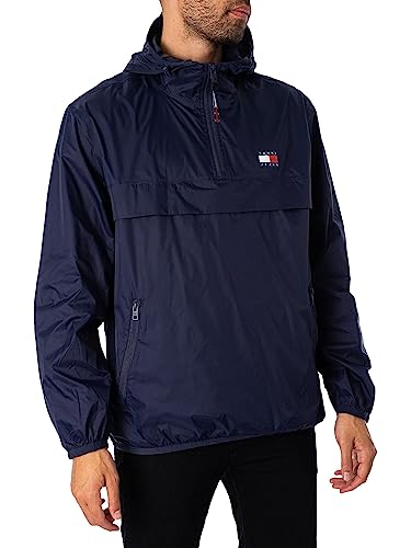 Veste technique Tommy Jeans bleue taille M pour homme compressible