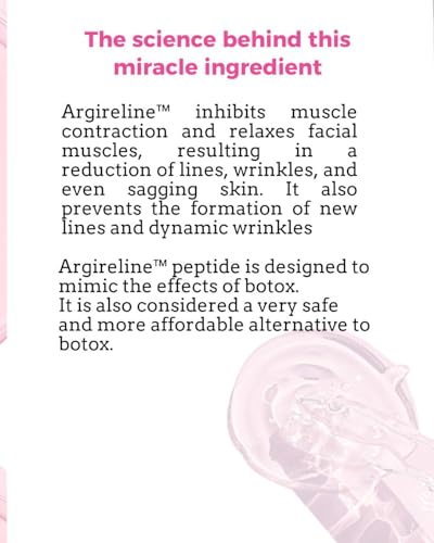Image of Argireline 10% Peptide Serum - Anti Aging Peptide Serum for Wrinkles & Fine-Lines | Reduces Signs of Aging | Anti Wrinkle| 30ml - Pack of 2