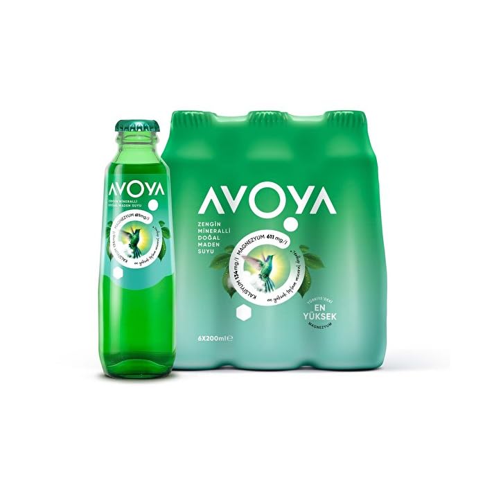 AVOYA Sade Maden Suyu 200 ml 24'lü