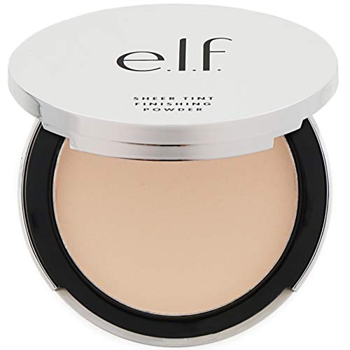 E.l.f, Beautifully Bare Sheer Tint Finishing Powder, Mattifying, Silky, Light Coverage, Long Lasting, Controls Shine, Creates A Flawless Face, Fair/Light, All-Day Wear, 0.33 Oz #TOP3