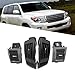 oimcpr Car A/C Air Conditioner Air Vent Outlet Conditioning Grill Car-Styling Compatible for Toyota Land Cruiser 200 LC200 2008-2015