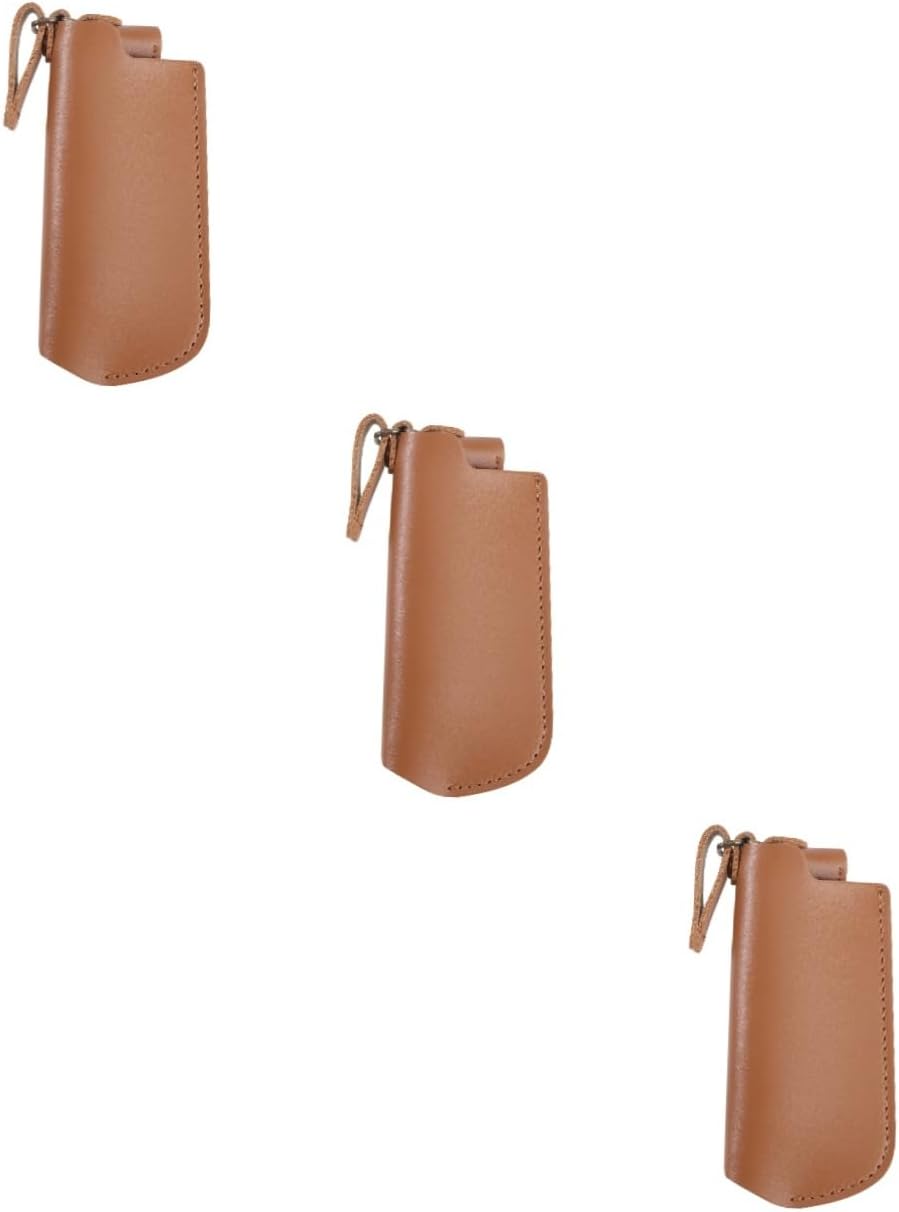 FOMIYES Igniter Leather Case Lighter Toothbrush Mini Outdoor Accessories Tooth Gems Kit for Teeth Nasal Gel