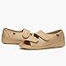 Nwarmsouth Zapatillas hinchables Ajustables,Agregue Zapatos gordos con Puntera Que gotean para los Ancianos, valgus y Zapatos con pies hinchados-38_Khaki,Zapatos Antideslizantes Ajustables