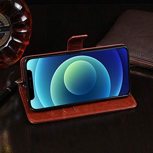 COQUE iPhone 12 mini Case,Leather Flip Wallet with Card Slot for Apple iPhone 12 mini-SkyBlue - Image 5