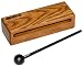 Timber Drum (MADE IN U.S.A.) 7" Solid American Hardwood Wood Block-Medium-with Rubber Feet, (T4-M)