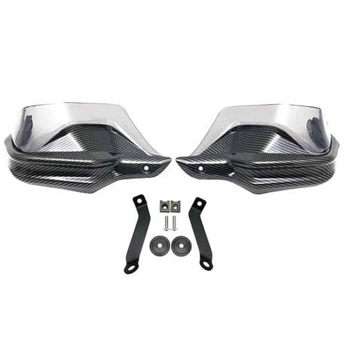 ���[�^�T�C�N���n���h�K�[�h �p��NC750X �p��DCT NC750S NC700X 2013-2022 �J�[�{�����b�N�I�[�g�o�C�n���h�K�[�h�V�[���h�v���e�N�^�[ �i�b�N���K�[�h �o�C�N(Carbon Grey Set)