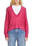 Fit: Regulär ESPRIT Damen 082CC1I301 Pullover, 660/PINK Fuchsia, XL
