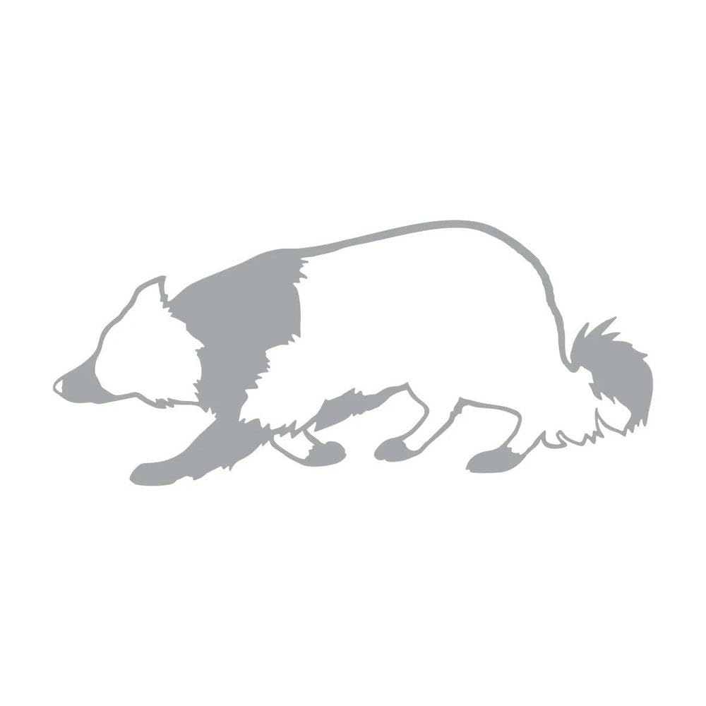 Border Collie Breed Sticker A Must Have Exterior Accessory for Dog Lovers(Silver,15cm)