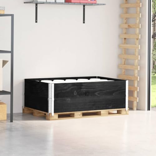 Cadres de palettes 120x80 pliables pour sécuriser le transport en pin
