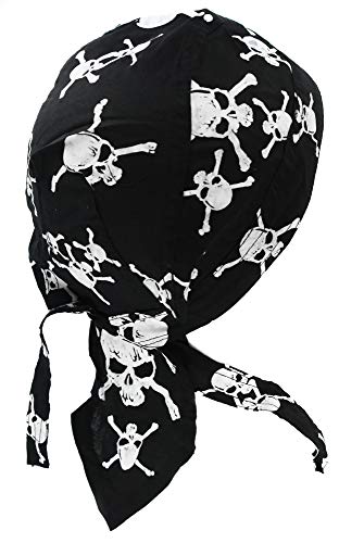 topt rasta bandana tete de mort pirate punisher biker homme femme serre tete