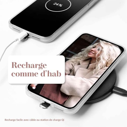 Chaîne de téléphone portable moex Unleash collier smartphone iPhone XR rose - 5