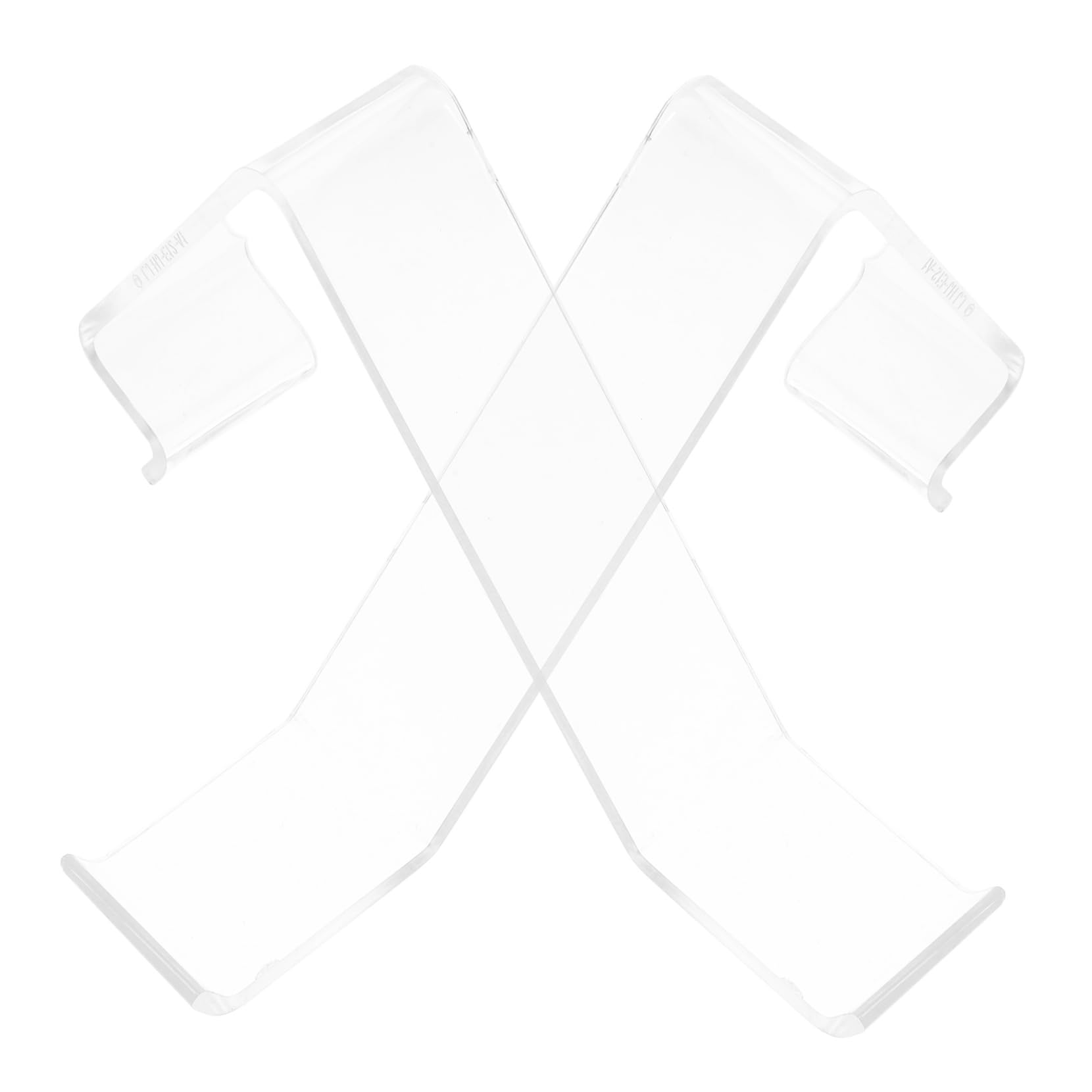 STOBAZA 2pcs Acrylic Shoe Display Stands High Heel Holder for Sandals Shoes Versatile for Home and Retail