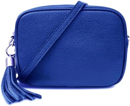 LeahWard Women's Leather Cross Body Camera Bags Tassel Charm Party Wedding Holiday Handbags