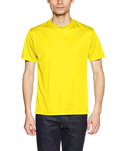 (ユナイテッドアスレ)UnitedAthle 4.7オンス ドライ シルキータッチ Tシャツ 508801 [メンズ] 021 イエロー XXL