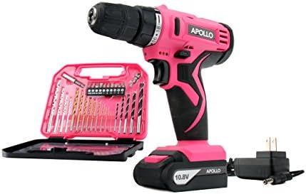 Apollo Tools 10.8V Lithium-Ion Cordless Drill with 30-Piece Accessory Set (DT4937P)
