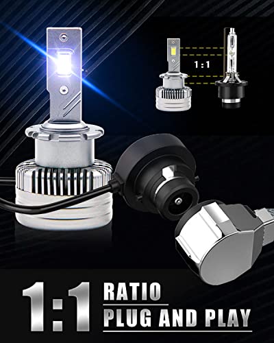 Micota D2S Led Bulb New Led Car Headlight, 110W High Power, No Need To Modify Hid Ballast, Car Light Strong Bright H1 Bulb, Pack Of 2… #TOP5