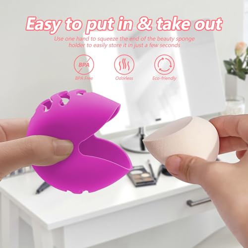 Makeup Sponge & Beauty Blender Travel Case - Shatterproof Holder