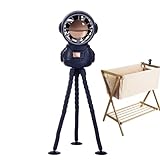 Circulation d'air améliorée : expérimentez un refroidissement unique avec un ventilateur d'astronaute qui fournit un flux d'air et une direction réglables, s'adaptant parfaitement à n'importe quel environnement avec un rayon horizontal de 270.