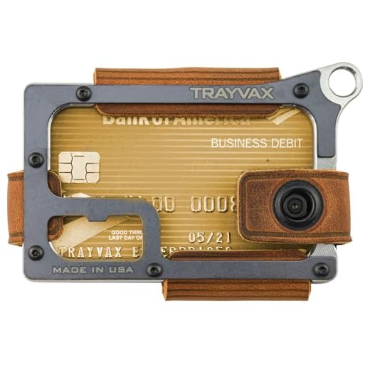 Trayvax Contour Minimalist Wallet Tactical Armor Steel Front Pocket RFID