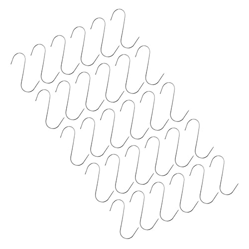 Alipis 30pezzi Ganci s Per Acciaio Inossidabile Per Appendi Fumi e Affumicatura Ganci Multifunzionali Per Lavorazione e Asciugatura Della