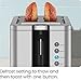 Chefman 2-Slice Pop-Up Stainless Steel Toaster w/ 7 Shade Settings, Extra Wide Slots for Toasting Bagels, Defrost/Reheat/Cancel Functions, Removable Crumb Tray, 850W, 120V, Silver
