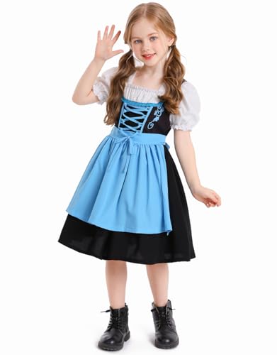 Disfraz Completo Dirndl Baviera Para Niñas miniatura 3