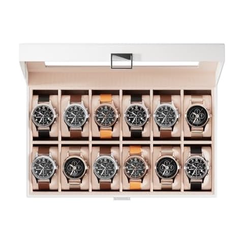 ProCase 12-Slot Watch Display Box Cover