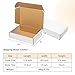 ZxeluPapr 20 Pack 12x9x4 Shipping Boxes, White Corrugated Cardboard Packaging Box for Small Business