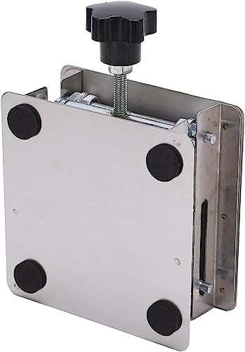 Mesa de elevación manual de acero inoxidable, estante de alta capacidad de carga, plataforma de elevación de tijera para un fácil ajuste de altura y estabilidad